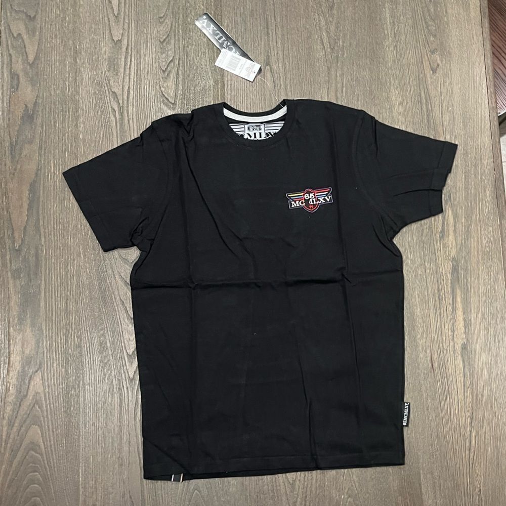 NWT 65 MCMLXV Men's Vintage Logo Graphic T-Shirt Black Size M